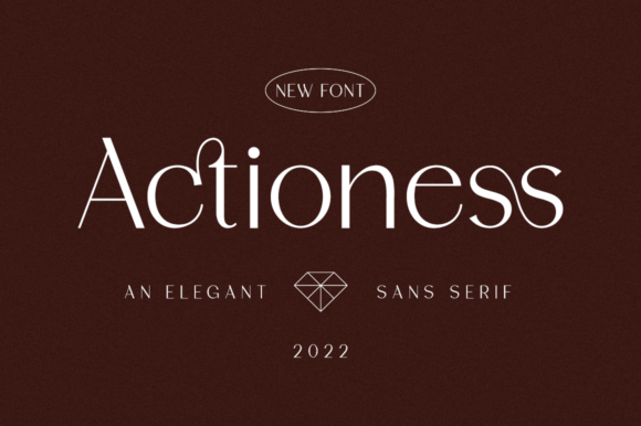 Actioness: The Modern Sans Serif Font for Campaigns