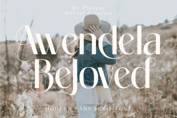 Awendela Beloved: A Modern Sans Serif Font for Crafters