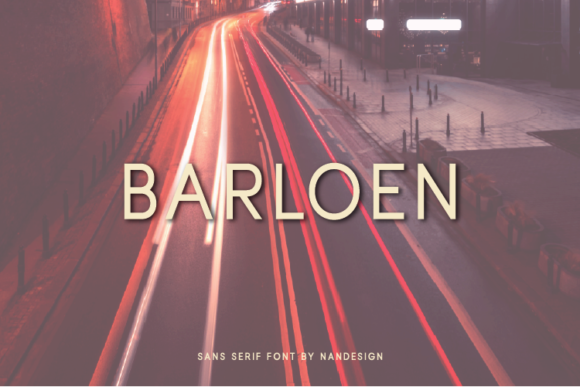 Barloen: A Simple Sans Serif Font for Brand Growth