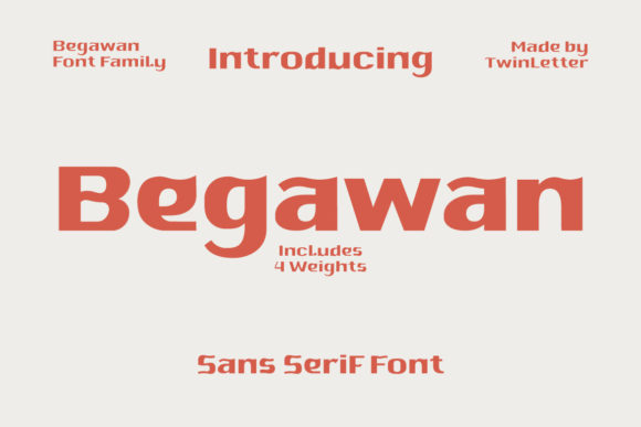 Begawan: A Modern Sans Serif Typeface for Bold Branding