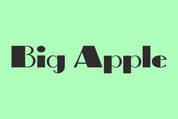 Big Apple: A Playful Sans Serif Font for Brands