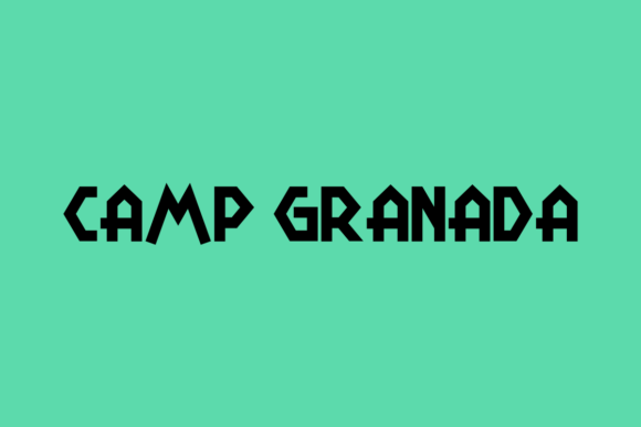 Camp Granada: A Bold Gothic Font for Campaigns