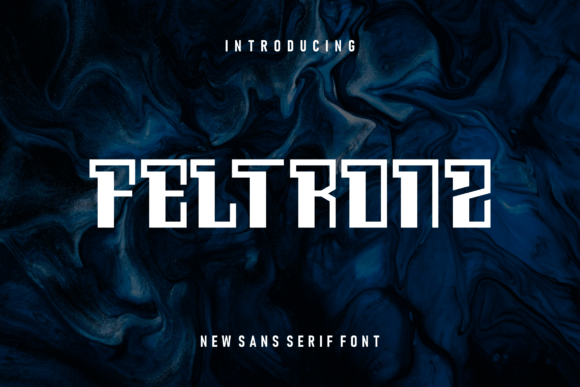 Feltronz: A Modern Sans Serif Font for Editorial Design