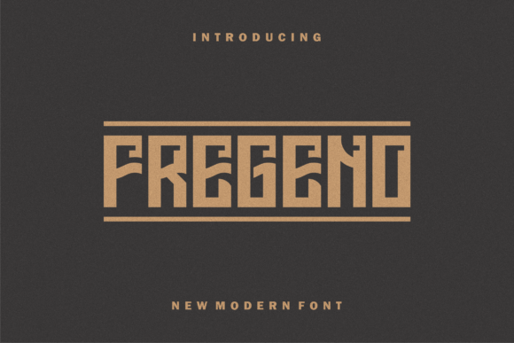 Fregeno: A Modern Sans Serif Font for Makers