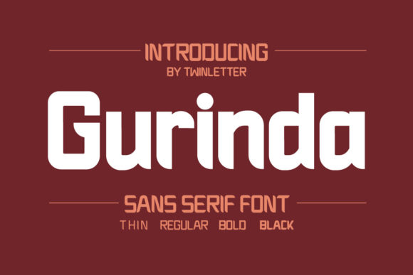 Gurinda: A Spectacular Sans Serif Font for Makers