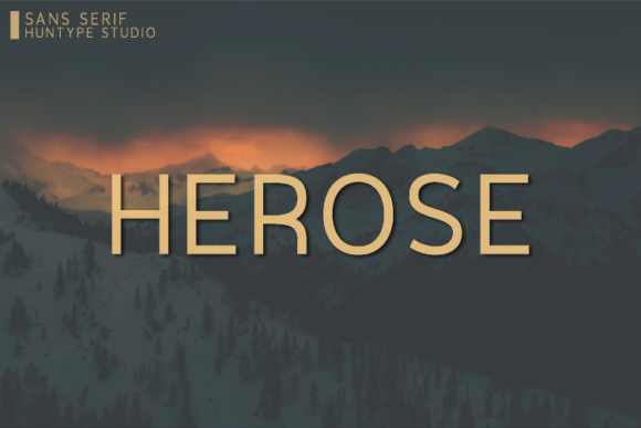 Herose: A Clean Sans Serif Font for Business Branding