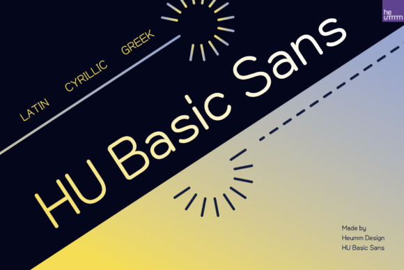 HU Basic Sans: A Modern Font for Makers