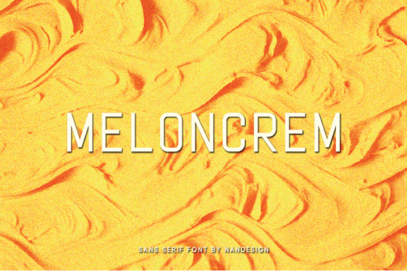 Meloncrem: A Modern Sans Serif Font for Web Design