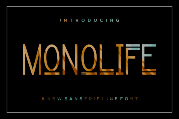 Monolife: A Modern Sans Serif Font for Web Design