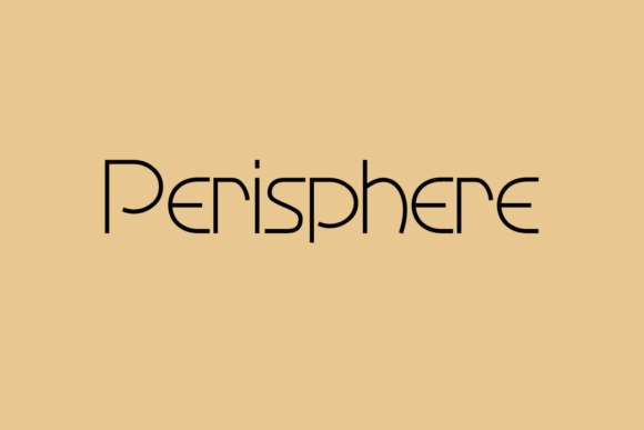 Perisphere: A Clean Sans Serif Font for Business
