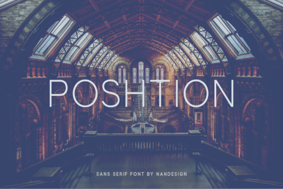 Poshtion: A Futuristic Sans Serif Font for Modern Campaigns