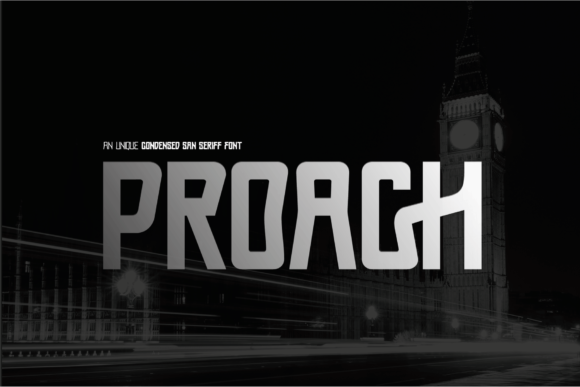 Proach: A Modern Sans Serif Font for Editorial Design