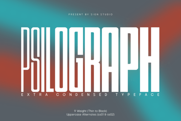 Psilograph: A Super Condensed Sans Serif for Makers