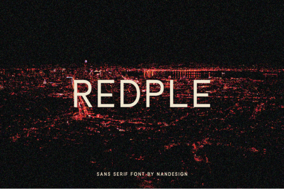 Redple: A Versatile Sans Serif Font for Crafters