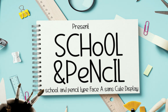 School and Pencil: A Delicate Sans Serif for Branding