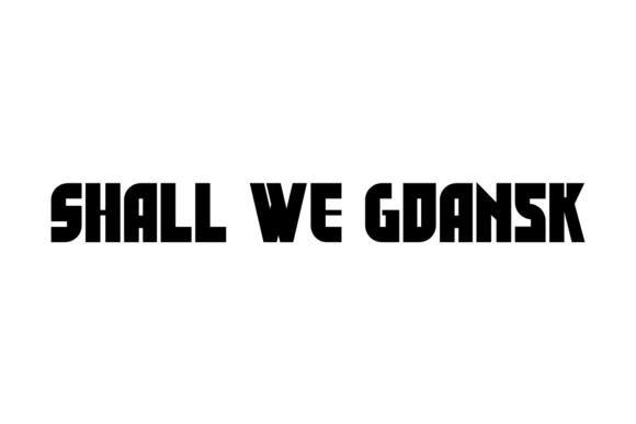 Shall We Gdansk: A Vintage Sans Serif Font for Brands