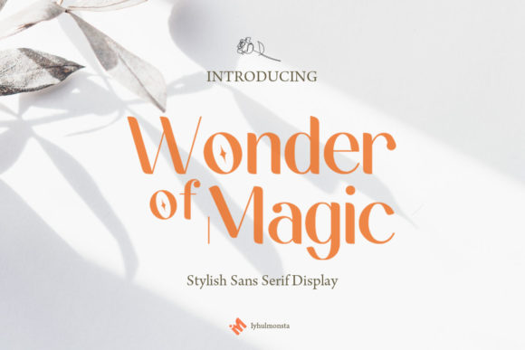 Wonder of Magic: A Clean Sans Serif Font for Brands