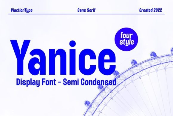 Yanice: The Assertive Sans Serif Font for Modern Campaigns